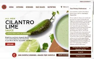 Chipotle Mexican Grill of Richmond website