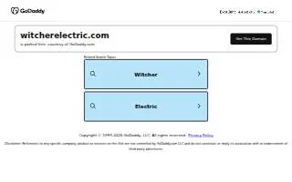 Witcher Electric Inc. website