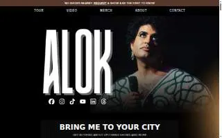 Alok Coffee House website