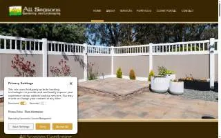 All Seasons Landscaping & Lawn Care website