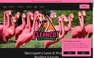 CleanCut Exteriors Lawn & Wash website