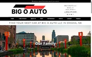 Big O Auto website