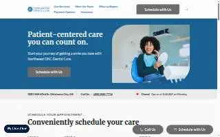 Northwest OKC Dental Care website