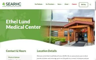 SEARHC ELMC Pharmacy website