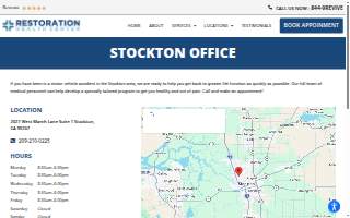 Restoration Health Center Accident Injury Doctors Stockton