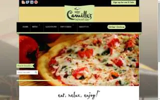 Camille's Sidewalk Cafe website