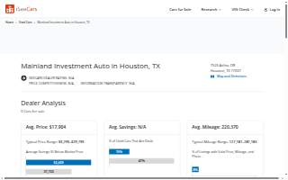 Mainland Investment Auto Sales