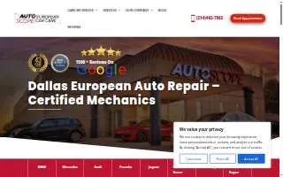 European Auto Repair Pros - European Auto Specialists website