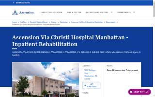 Ascension Via Christi Hospital Manhattan - Inpatient Rehabilitation