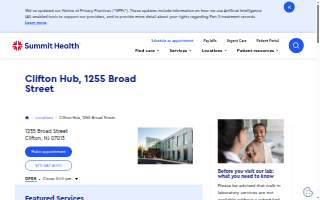 Summit Health - Clifton Hub