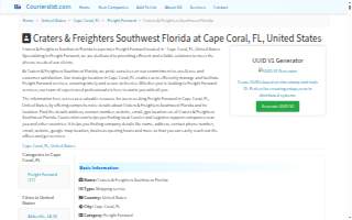 Craters & Freighters Southwest Florida