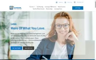 Guardian CPA of Meridian website