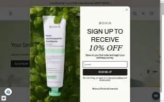 Boka website