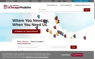 University of Chicago Medicine website