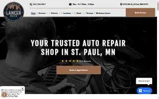 Lancer Service website