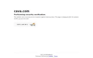 CAVA of Fayetteville website