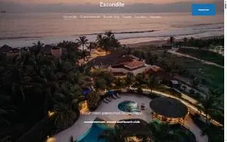 The Escondite website
