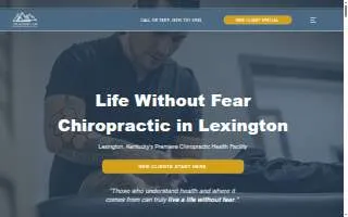 Life Without Fear Chiropractic - Lexington Chiropractor website