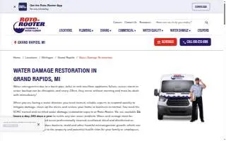Roto-Rooter Plumbing of Grand Rapids website