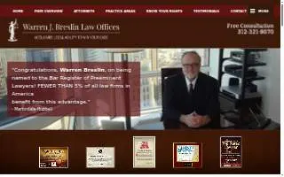 Law Office of Daniel S. Breslin website