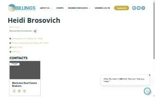 Heidi Brosovich Realtor website