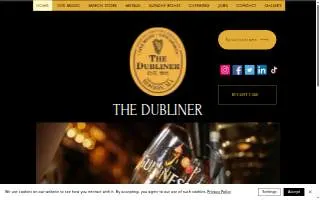 Dubliner Pub website