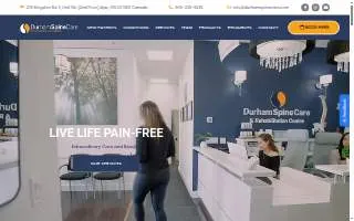 Durham Spine & Sports Chiropractic website
