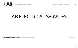 A.B. Electrical Services LLC website