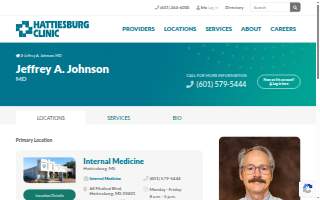Jeffrey A. Johnson, MD - Hattiesburg Clinic Internal Medicine