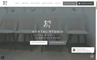 Dental Studio 920 of Green Bay website