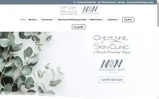Cheyenne Skin Clinic website
