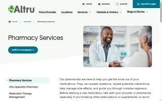 Altru Clinic Pharmacy-Family Medicine Center website