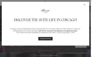 Fairmont Chicago, Millennium Park website