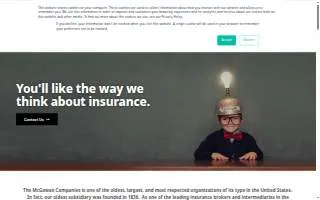 McGowan Insurance Group of Anderson website