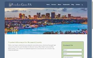 Palmer Law Group of Topeka website