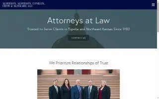 Alderson, Alderson, Conklin, Crow & Slinkard, L.L.C. website