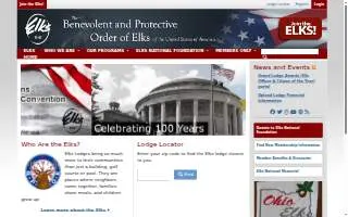 Elks Club of Springfield website