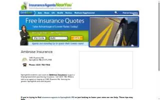 Ambrose Insurance website