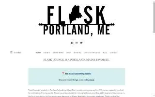 Flask Lounge website