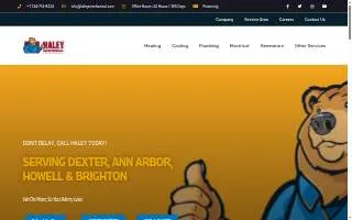Haley Mechanical - Dexter website