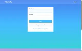 Travefy website