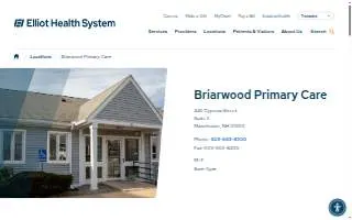 Briarwood Primary Care website