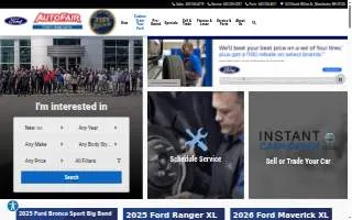 AutoFair Ford of Manchester website
