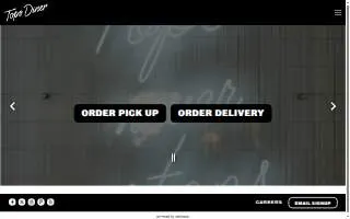 Tops Diner website