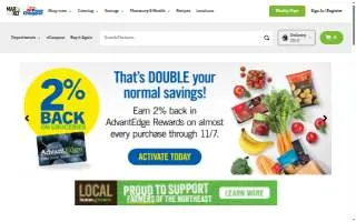 Price Chopper of Syracuse website