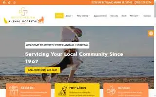 Westchester Animal Hospital of Yonkers website