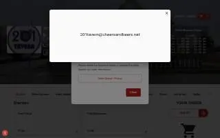 201 Tavern website