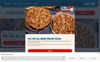 Domino's Pizza of Philadelphia website