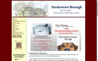 Stockertown Auto Repair website