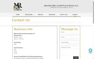 Maloney Reed Scarpitti & Co website
